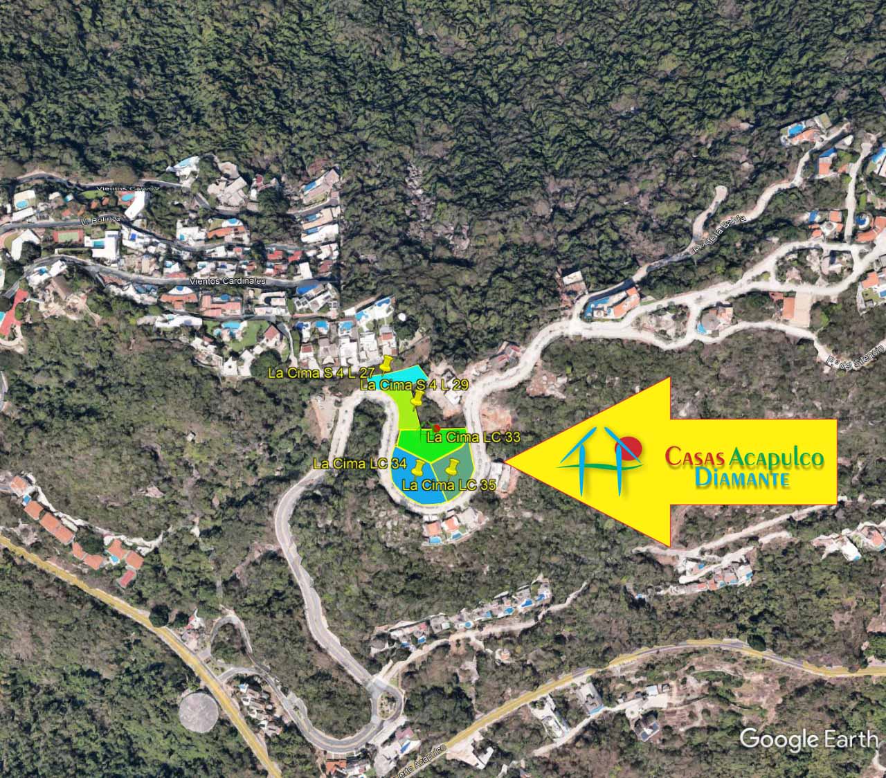 Terreno La Cima S4 27 y 29 LC 33, 34 y 35 - Vista aérea 6